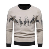 Fashion Brand Sweater For Mens Pullover Black O-Neck Slim Fit Jumpers Knitred Warm Winter Korean Style Casual Mens Clothes
