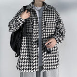 Spring Autumn Casual Premium Heavy Shirts Men Solid Loose Long Sleeve Shirts Male Hip Hop Thick Korean Man Woolen Coat  New