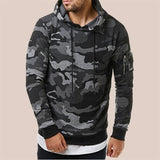 Foesce New Mens Camouflage Sweatshirts Hooded Sweatshirts Male Clothing Fashion Military Hoody For Men Printed Hooie