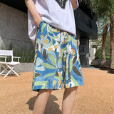 Anime Graffiti Mens Summer Casual Shorts Neutral Fashion Hip Hop Cotton Sweat Short Pans  Men's Joggers Beach Short Sweatpants