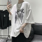 Foesce  Oversized Mens Casual T-shirt Cotton Breathable Loose Tops Y2k Clothes Harajuku Short Sleeve Tees Graphic T Shirts Recommend
