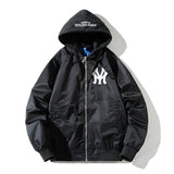 Foesce New Autumn Couples Street Trend Embroidery Bomber Jacket Baseball Coat winter clothes plus size women Hooded College coats