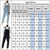 Fashion Men Jeans Jumpsuits Casual  Denim Overalls For Men Suspender Pants Large Size New Summer Loose Tourism Clothing