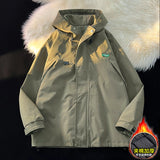 Hooded Outerdoor Jacket Men's Cotton Padded Coats Fashion Brand Loose Unisex Clothing Thicken Male Outerwear