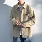 Men's Plaid Long Sleeve Shirts Art Style Autumn Korean Shirt Woman Fashion Trend Casual Oversize Shirt Quality Clothing New
