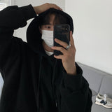 Winter Plush Hoodies Men Warm Fashion Casual Hooded Sweatshirt Men Streetwear Korean Loose Pullover Hoodie Mens Hoody M-2XL