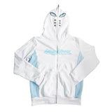 Foesce -Male star Letter Printed hoodie Harajuku High Street Hooded sweatshirt Y2K Streetwear Hip hop Goth zipper loose jacket coat