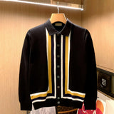 Foesce Men Autumn Winter New Loose Warm Cardigan Outwear Male Lapel Sweater Coats Men Long Sleeve Casual Knitted Jackets