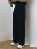 Foesce Men's Wear Autumn New Casual Pants Men's Fashion All-match Straight Loose Wide Leg Pants Vintage Loose