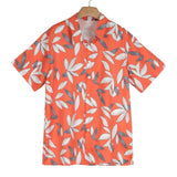 Leisure Loose Short Sleeve Button Shirts Men  Spring Summer Fashion Graphic Print Turn-down Collar Cardigan Tops Mens Shirt
