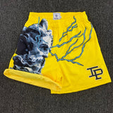 Foesce Inaka Double Mesh Shorts Men Women Classic Mesh Shorts Inaka Power Shorts Animal Print With Liner