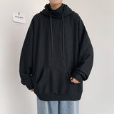 Autumn Knit Hoodies Men Fashion Casual Hoodie Sweatshirt Mens Japanese Streetwear Hip Hop Loose Pullover Hoodie Men Hoody M-5XL