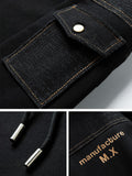 New Spring Multi-Pockets Hoodies Men Streetwear Black Oversized Pullover Sweatshirts Male Cotton Hoody Tops Big Size 8XL