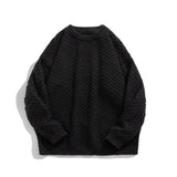 Winter Warm retro Sweater Men Trend stitching Turtleneck Mens Pullover thick Slim stripe Sweaters Tops Knitted Men's Jumper