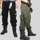 Foesce Men's Fashion Work Pants Outdoor Wear-resistant Mountaineering Trousers Work Clothes Street Fashion Cargo Pants Joggers