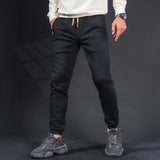 Comfortable straight leg pants classic Joker casual pants men's simple stitching sports pants