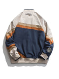 American Embroidered Baseball Uniform Men's Punk Racing Jacket Couple Motorcycle Toolingcoat Street Casual Wear
