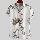Flower Shirt Hawaiian Shirt Men Clothes Loose Breathable Men's Shirts Summer Male Shirt Street Casual Short Sleeve Tops 5xl