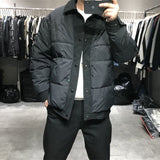 Mens Coat Fashion Hooded Keep Warm Jackets Autumn and Winter Plus Size Coat Portable Slim Male Outerwear Parkas