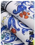 Summer Tide Brand Casual Short Sleeve Suit Digital Printing Landscape Retro Loose Shorts Shirt Suit 2 Piece Set Men Clothes Set