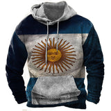 Vintage Indian Style Men's Hoodie Hooded Sweatshirt Unisex Harajuku Pullover New Jacket Oversized Casual Streetwear Tops