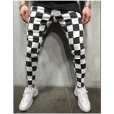Foesce New Mens Black White Striped Casual Pants Autumn Fashion Joggers Sweatpants Men Track Pants Man Trousers Pantalones Hombre