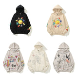 Cartoon Hand-Painted Graffiti Sweatshirts 3d Print Fashion Pullover Hoodie Heavyweight Trendy Hip Hop for Men Women HIP HOP