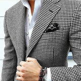 Casual Men Suit Jacket Notched Lapel Wedding Blazer for Prom Party Custom One Piece Male Fashion Coat