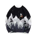 Men's sweaters spring and autumn new couple sweaters new year men's and women's sweaters clothes all match bottoming shirt