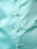Foesce Pink Silk Satin Shirt Men Fashion Long Sleeve Mens Slim Tuxedo Shirts Casual Shiny Emulation Silk Button Down Dress Shirts