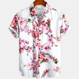 Flower Shirt Hawaiian Shirt Men Clothes Loose Breathable Men's Shirts Summer Male Shirt Street Casual Short Sleeve Tops 5xl