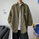 Men's Plaid Long Sleeve Shirts Art Style Autumn Korean Shirt Woman Fashion Trend Casual Oversize Shirt Quality Clothing New
