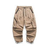 Foesce Japanese Oversize Cargo Pants Men Women American Vintage High Street Trousers Straight Leg Broad-footed Casuals Pants Unisex