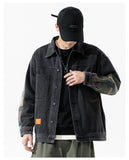 Denim Jackets Men's Clothing Spring Casual Splicing Cotton Coats Streetwear Korean Loose Wear Male Jeans Jacket Outwear
