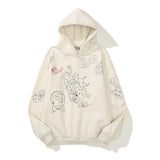 Cartoon Hand-Painted Graffiti Sweatshirts 3d Print Fashion Pullover Hoodie Heavyweight Trendy Hip Hop for Men Women HIP HOP
