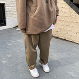 Men's pants loose all-match overalls autumn and winter ins tide wide-leg trend y2k casual pants men's trousers