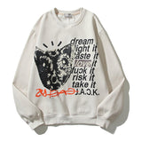 Kanye Sunday Service Printed Pullovers Justin Bieber Vintage Washed Sweatshirts Mens Streetwear Hoodie Letters Print Hip Hop