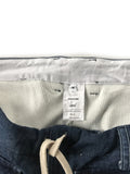 Foesce Military Retro Heavy Industry Embroidery Hole Patch Double Layer Slim Fit Overalls Men Tide Vintage Pants