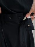 Foesce Men's Wear Autumn New Casual Pants Men's Fashion All-match Straight Loose Wide Leg Pants Vintage Loose