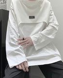 Long-sleeved T-shirt Men's Spring Autumn Hong Kong Style Trend High-end O-neck Sweater Men Women Harajuku Casual Bottoming Shirt