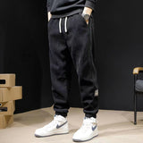 Spring Autumn New Fashion Temperament Trend Solid Color Pants Men Versatile Korean Simple Korean Loose Trousers Male Sweatpants