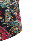 Men Suit Wedding Sleeveless Slim Fit Paisley Floral Dress Vests for Men Single Buttons Waistcoat