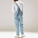 Fashion Men Jeans Jumpsuits Casual  Denim Overalls For Men Suspender Pants Large Size New Summer Loose Tourism Clothing