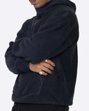Winter New trend men's casual hoodie zipper hoodie fashion keep warm Jumper Woolen and thickened hoodie