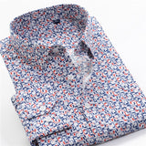 Foesce Men's Printed Shirt  Autumn New Fashion Casual Loose Hawaii Long Sleeve Shirts Male Brand Plus Zise 5XL 6XL 7XL 8XL 9XL 10XL