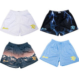 Foesce Inaka Power Shorts Men Women Classic GYM Workout Mesh Shorts One Layer Inaka Shorts Fashion Design