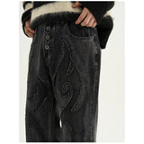 Jeans Men Hip Hop Retro Denim Pants New Harajuku Fashion Casual Punk Y2k Oversized Loose Straight Male Trousers Streetwear