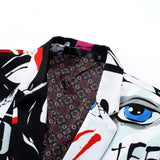 Fall And Winter Men's Suit Jacket Men's Printing Hot Stamping Fashion Suit Party Coat Slim Single Button Blazers Jacket Men 3XL