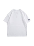 Summer Unisex Asual Suit Men's Hong Kong Style Short SleeveT-shirt Korean Streetwear Casual Preppy Shorts Two Piece Set