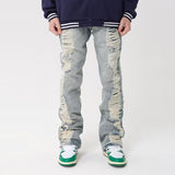 Ropa Grunge Y2K Streetwear Hole Ripped Baggy Jeans Pants Men Clothing Straight Hip Hop Gothic Denim Trousers Pantalon Homme